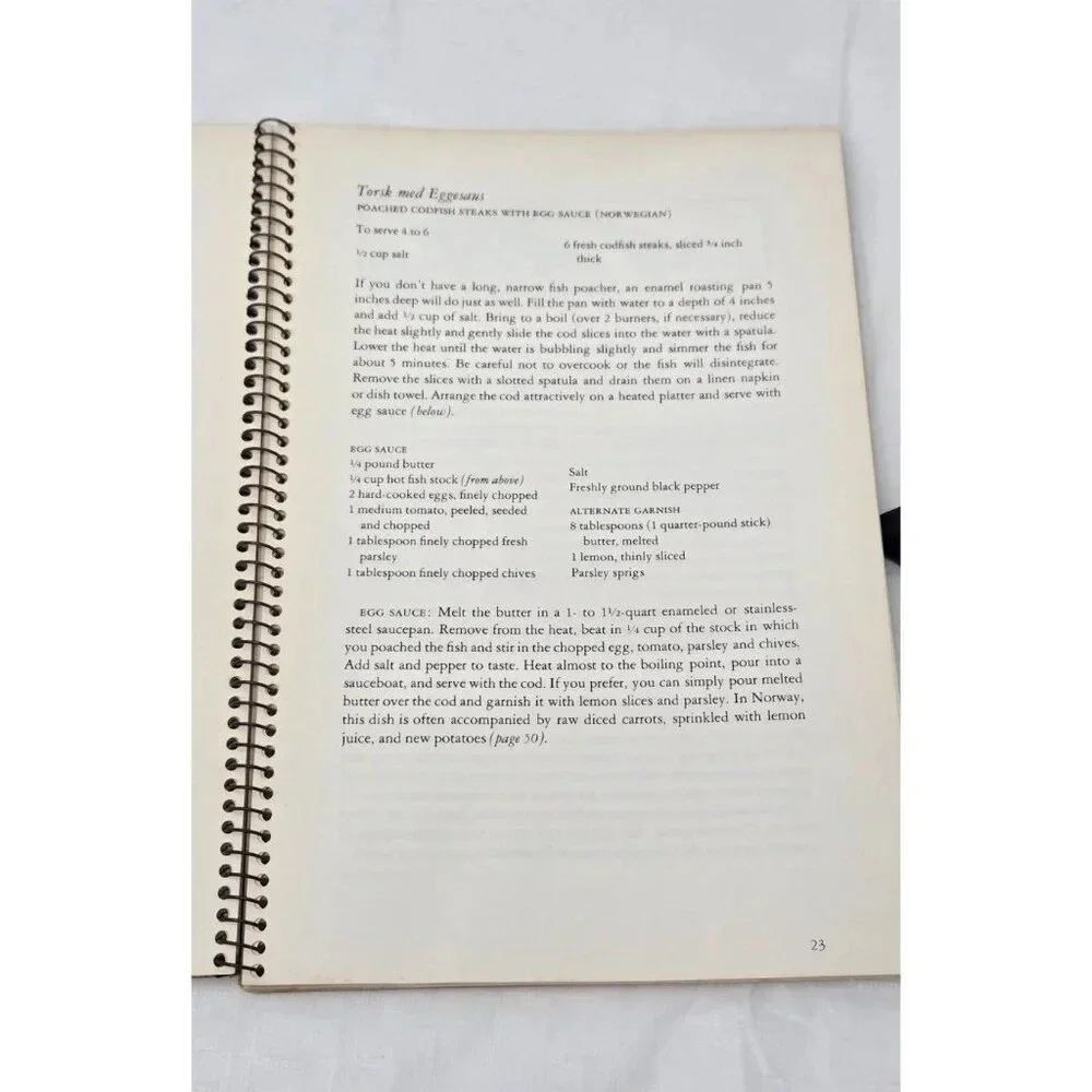 Recipes The Cooking Of Scandinavia Foods Of The World Time/Life Cookbook 1968